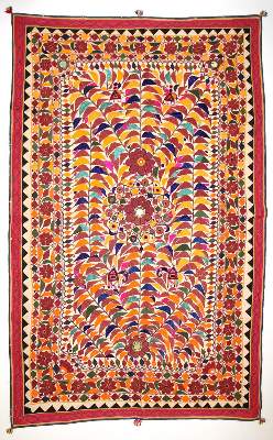 Bild Nr.5: 120-1640 Rajasthan Indien Decken: (Asiatika, Stoffe)