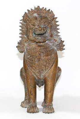Bild Nr.1: 120-1649 Tempellöwe Thailand: (Asiatika)