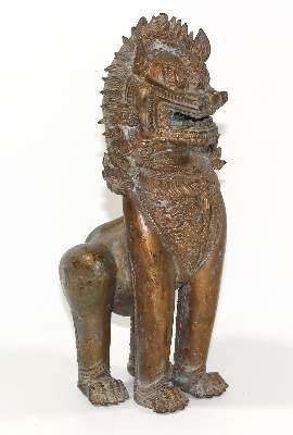 Bild Nr.2: 120-1649 Tempellöwe Thailand: (Asiatika)