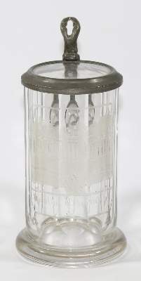Bild Nr.1: 120-1663 Ansichtenglas, Badebecher: (Glas)