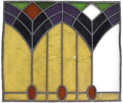 Bild Nr.3: 120-1665 Bleiverglasungen 20. Jhdt.: (Glas)