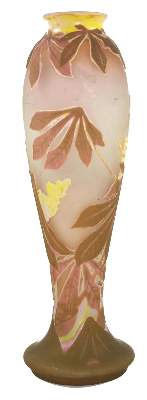 Bild Nr.1: 120-1670 Gallé, Emile Kastanienvase: (Glas)