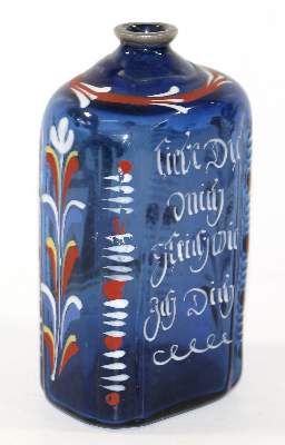 Bild Nr.2: 120-1675 Schnapsflasche 18.Jh.: (Glas)