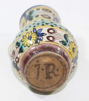 Bild Nr.4: 120-1703 Siebenbürgen Fayence Birnkrug I.R.: (Porzellan u. Keramik, Fayencen)