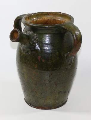 Bild Nr.5: 120-1705 Walzenkrug u. Essigkrug: (Porzellan u. Keramik, Fayencen)