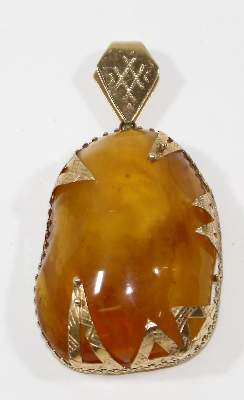 Bild Nr.2: 120-1731 Prächtiger Bernsteinanhänger: (Schmuck, Anhänger)