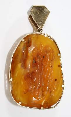 Bild Nr.3: 120-1731 Prächtiger Bernsteinanhänger: (Schmuck, Anhänger)