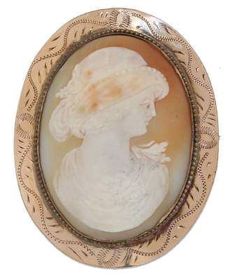 Bild Nr.1: 120-1737 Muschelgemme: (Schmuck, Broschen)