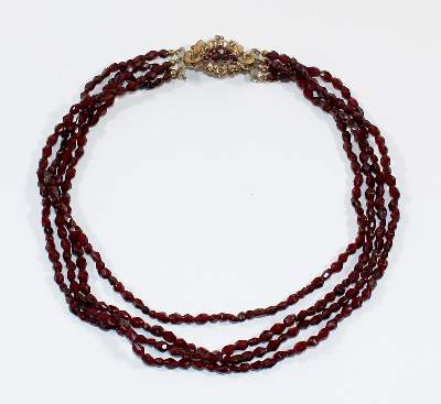 Bild Nr.11: 120-1742 Granatcollier Kropfband: (Schmuck, Colliers)