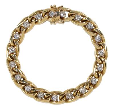 Bild Nr.1: 120-1750 Brillantarmband 585 GG.: (Schmuck, DRC Pforzheim)