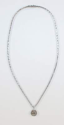 Bild Nr.2: 120-1751 Collier mit Diamantanhänger.: (Schmuck, DRC Pforzheim)