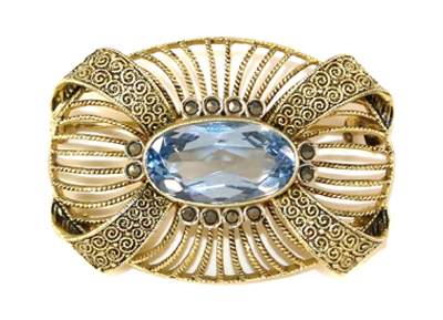 Bild Nr.1: 120-1767 Brosche Theodor Fahrner: (Schmuck, Pforzheim, Theodor Fahrner)
