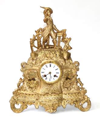 Bild Nr.1: 120-1828 Kaminuhr: (Uhren)