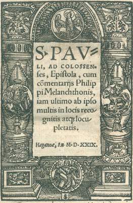 Bild Nr.1: 120-183 Melanchthon,P.: (Alte Drucke, Handschriften und Theologie)
