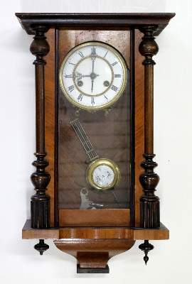 Bild Nr.2: 120-1833 Prächtige Jugendstil Junghans: (Uhren, Wanduhren)