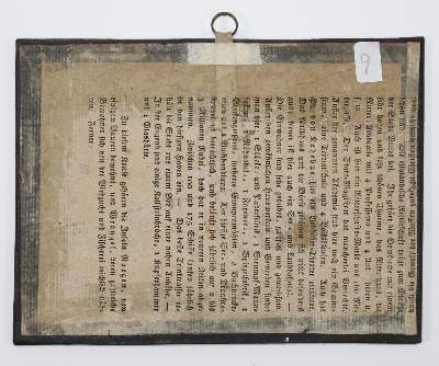 Bild Nr.2: 120-1837 Eglomise am Hochzeitstag.: (Volkskunst, Hinterglasbilder)