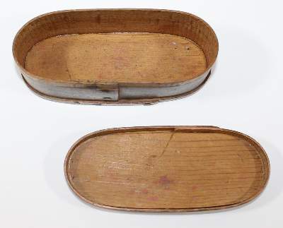 Bild Nr.2: 120-1892 Spanschachtel wohl 17./18.Jh.: (Volkskunst)