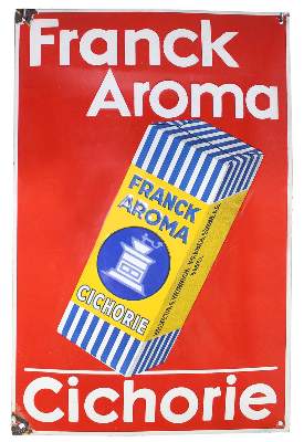 Bild Nr.1: 120-1905 Franck Aroma Ludwigsburg.: (Werbung, Emailleschilder)