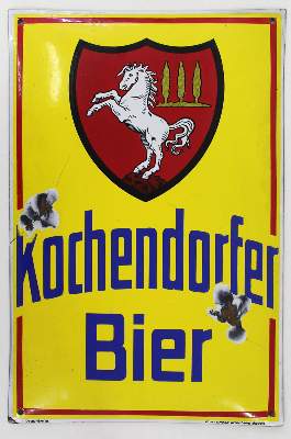 Bild Nr.1: 120-1908 Kochendorfer Bier.: (Werbung, Emailleschilder)