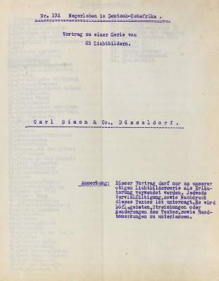Bild Nr.1: 120-1954 Simon, Carl und Co.: (Photographie)