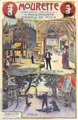 Bild Nr.1: 120-1987 Mourette.: (Varia, Film - Theater - Tanz, Art Deco)