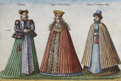 Bild Nr.1: 120-2035 Trachtendarstellungen.: (Varia, Mode und Trachten)