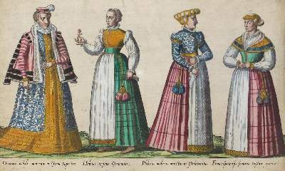 Bild Nr.2: 120-2035 Trachtendarstellungen.: (Varia, Mode und Trachten)