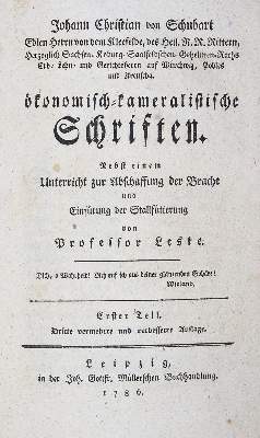 Bild Nr.2: 120-250 Schubart,J.C.v.: (Wirtschaft)