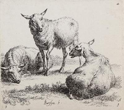 Bild Nr.1: 120-2615 Berchem, Nicolaes: (Künstlergraphik)