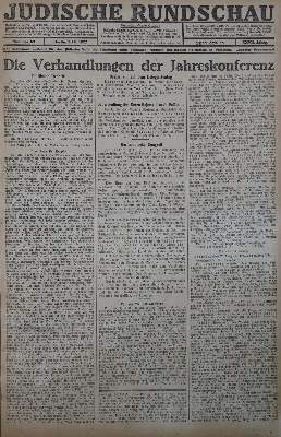 Bild Nr.1: 120-269 Jüdische Rundschau.: (Judaica)