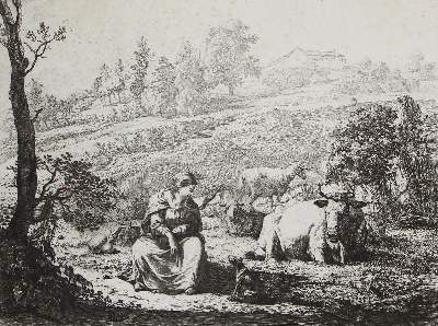 Bild Nr.2: 120-2852 Dujardin, Karel: (Künstlergraphik)