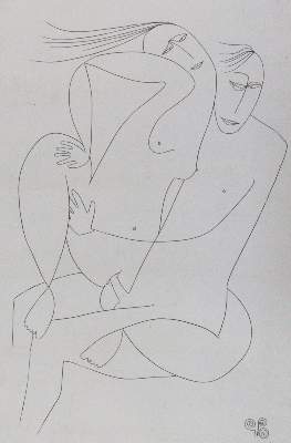 Bild Nr.2: 120-2923 Schubert, Wolfram: (Künstlergraphik, Erotika - Galantes)