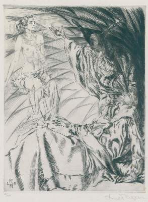 Bild Nr.1: 120-2931 Ritter, Karl: (Künstlergraphik, Erotika - Galantes, Totentanz)