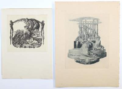 Bild Nr.2: 120-2941 Bayros, Franz von: (Künstlergraphik, Exlibris)