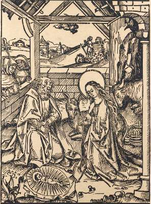 Bild Nr.1: 120-2981 Geburt Christi.: (Künstlergraphik)