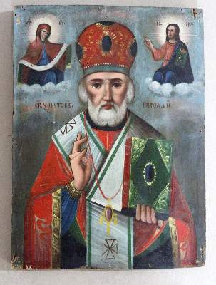 Bild Nr.1: 120-3124 Hl. Nikolaus.: (Künstlergraphik, Ikonen)