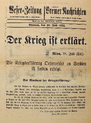 Bild Nr.1: 120-313 Weser Zeitung Bremen, Göttinger Tageblatt, Göttinger Zeitung.: (Militaria)