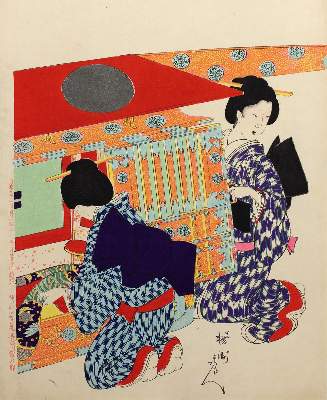 Bild Nr.1: 120-3152 Chikanobu, Toyoharu: (Künstlergraphik, Japan)