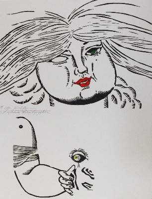 Bild Nr.1: 120-3205 Kirchner, Ingo: (Künstlergraphik)