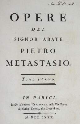 Bild Nr.1: 120-329 Metastasio,P.: (Musik)