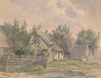 Bild Nr.1: 120-3341 Landschaft.: (Künstlergraphik)