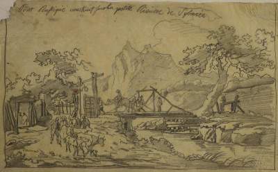 Bild Nr.4: 120-3342 Landschaften und Ansichten.: (Künstlergraphik)