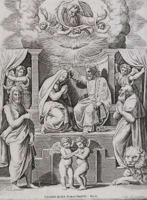 Bild Nr.1: 120-3417 Meister B mit dem Würfel: (Künstlergraphik)