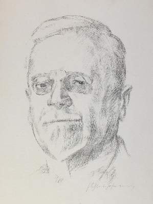 Bild Nr.1: 120-3542 Ahlers-Hestermann, Friedrich: (Künstlergraphik, Portrait)