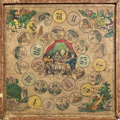 Bild Nr.1: 120-358 Gänse- und Belagerungs-Spiel.: (Spiele)