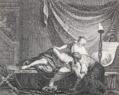 Bild Nr.1: 120-3656 Samson u. Delilah.: (Künstlergraphik)