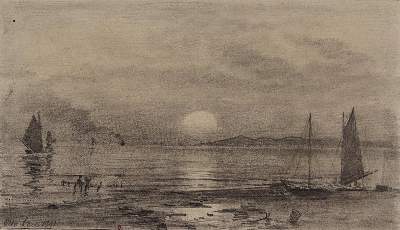 Bild Nr.1: 120-3670 Schiffe u. Boote.: (Künstlergraphik)