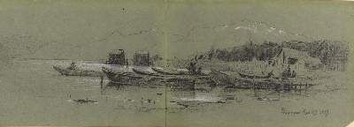 Bild Nr.2: 120-3670 Schiffe u. Boote.: (Künstlergraphik)