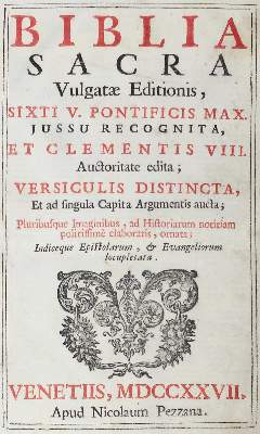 Bild Nr.1: 120-37 Biblia latina.: (Bibeln)
