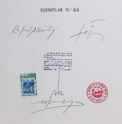 Bild Nr.9: 120-3741 Tapies,A.: (Künstlergraphik)
